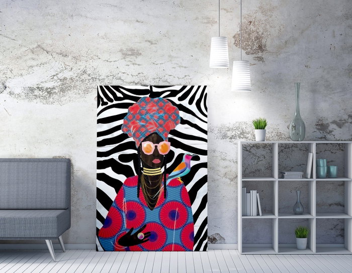 Wallity Cuadro Decorativo sobre Lienzo WY208 70 x 100 cm